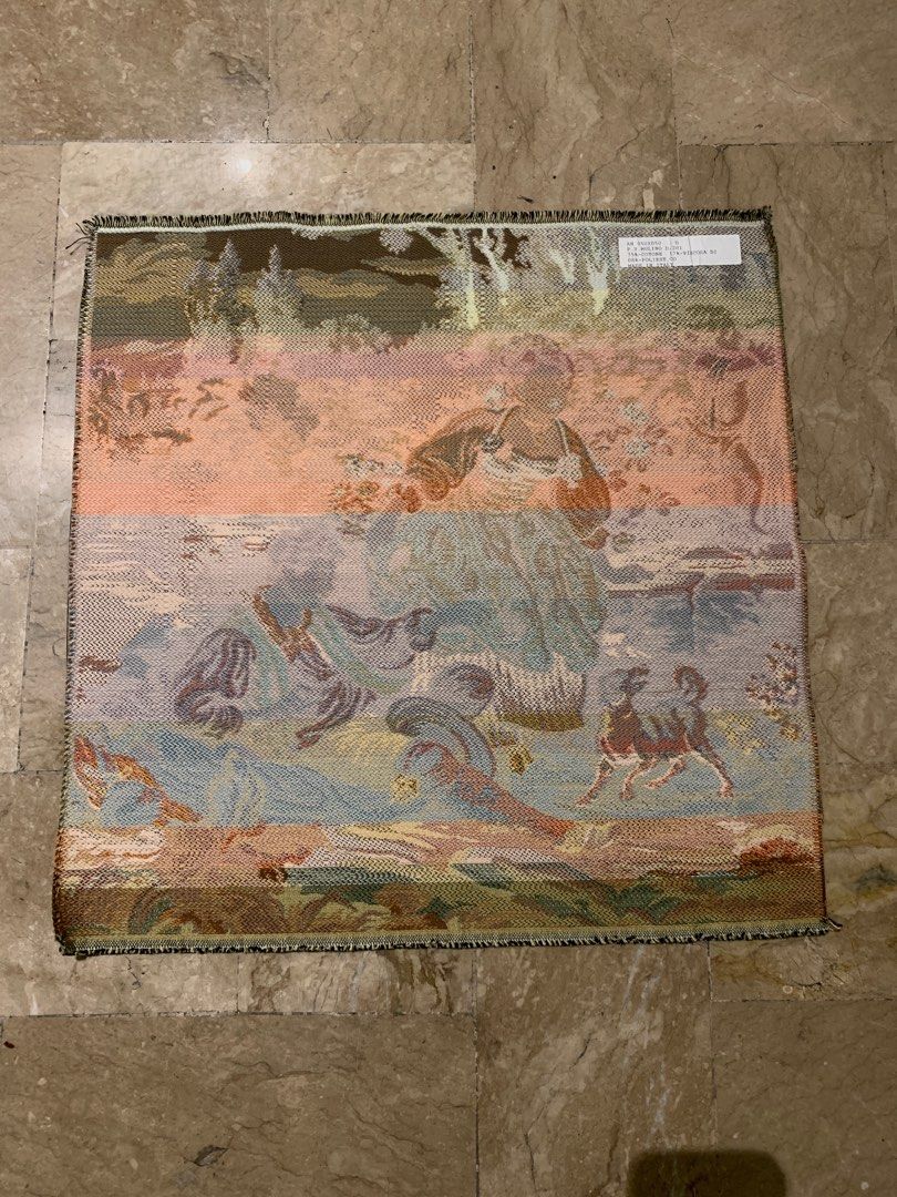 Vintage Italian Tapestry, Hobbies & Toys, Stationary & Craft, Handmade