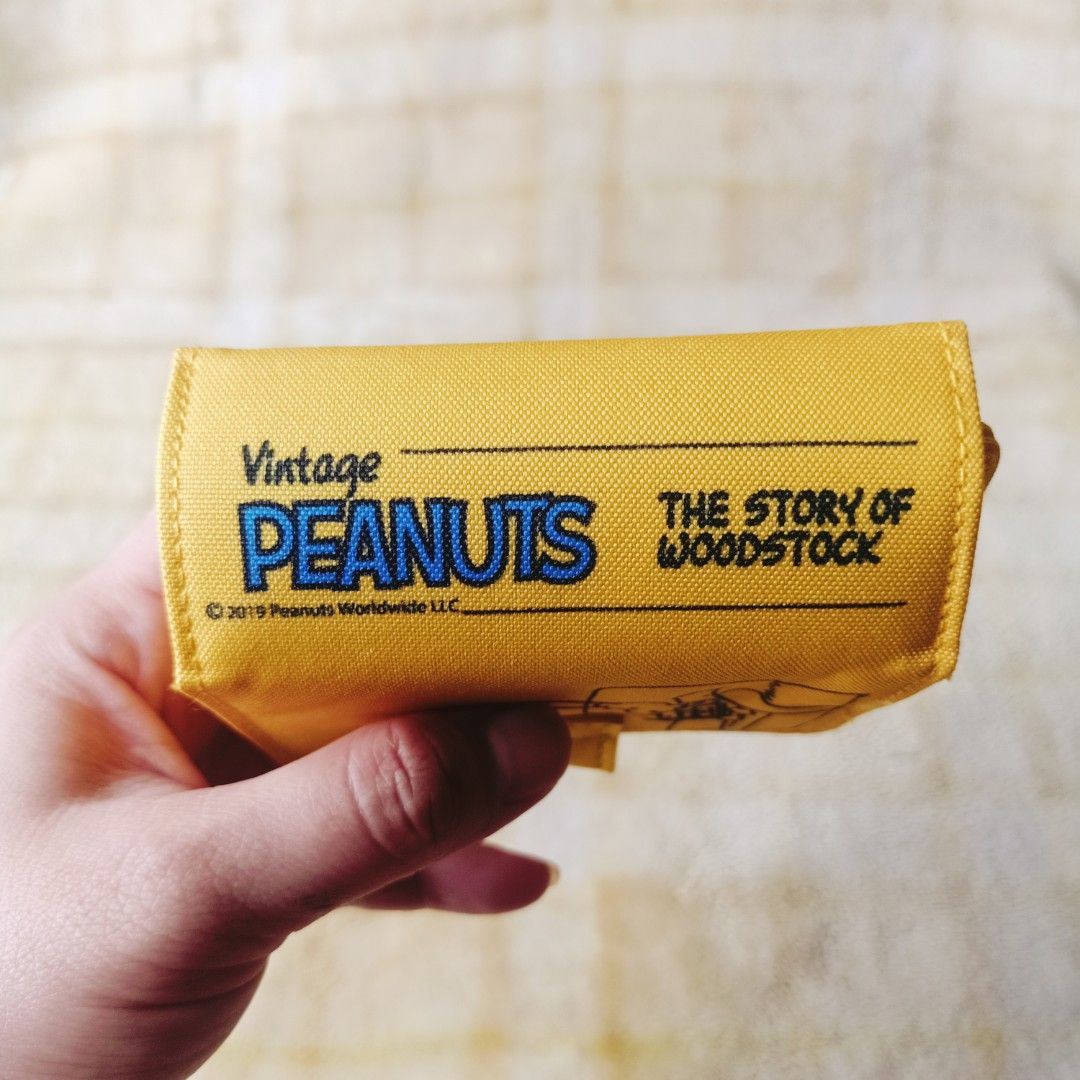 Peanuts Wallet, Zip Around, Peanuts Gang The Gangs All Here Group Pose Black Blue Vegan Leather
