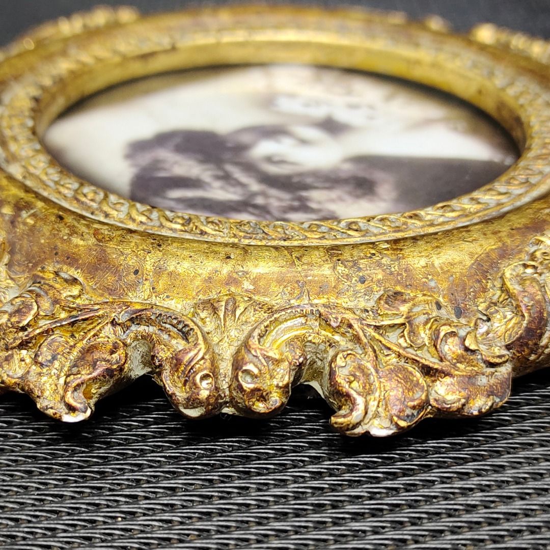 Vintage Plaster Cast Ornate Picture Frame, Furniture & Home Living ...