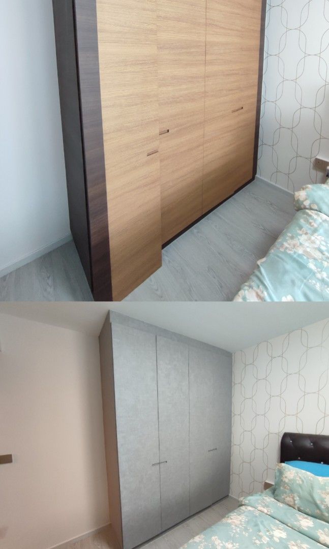 Vinyl Wrap ReLaminate Door,Kitchen bedroom wardrobe, hdb main