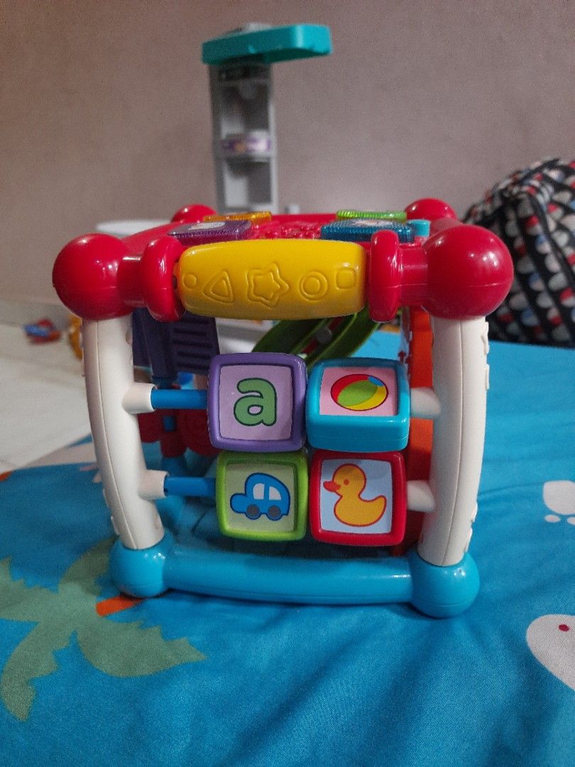 Vtech turn and learn cube bayi anak mainan baby walker di carousell