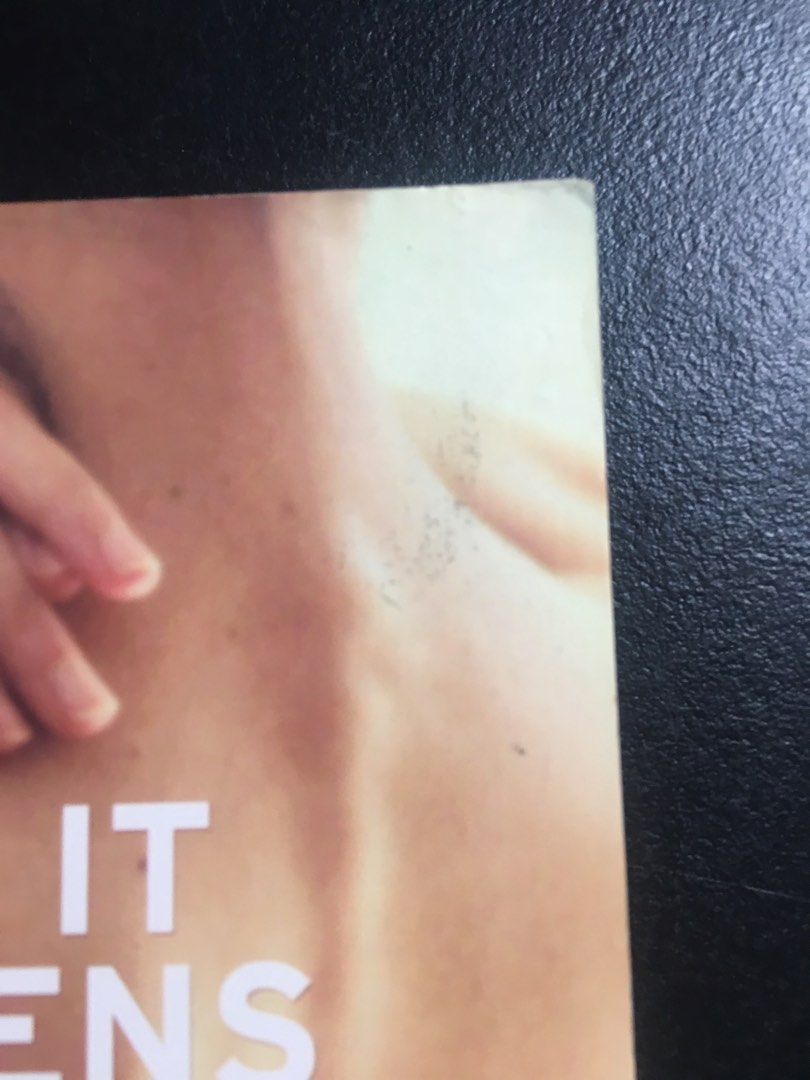 When It Happens To You by Molly Ringwald (Category: Storybooks) located in Cavite. Submitted by hellomiming (Listing ID 1202748547, Image 2). Description: When It Happens To You by Molly Ringwald ❗️Flaws: - Small flaw at spine, has minor folds on some pages. - Small yellow stain at one of the pages - Small dirt mark at front and back cover. -Yellow and black marks at sides. Please see photos and video for details. ▪️read once and then stored only