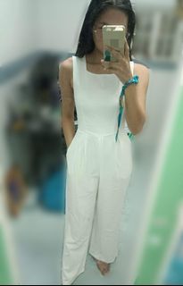 White Jumpsuit for Party or Formal Events