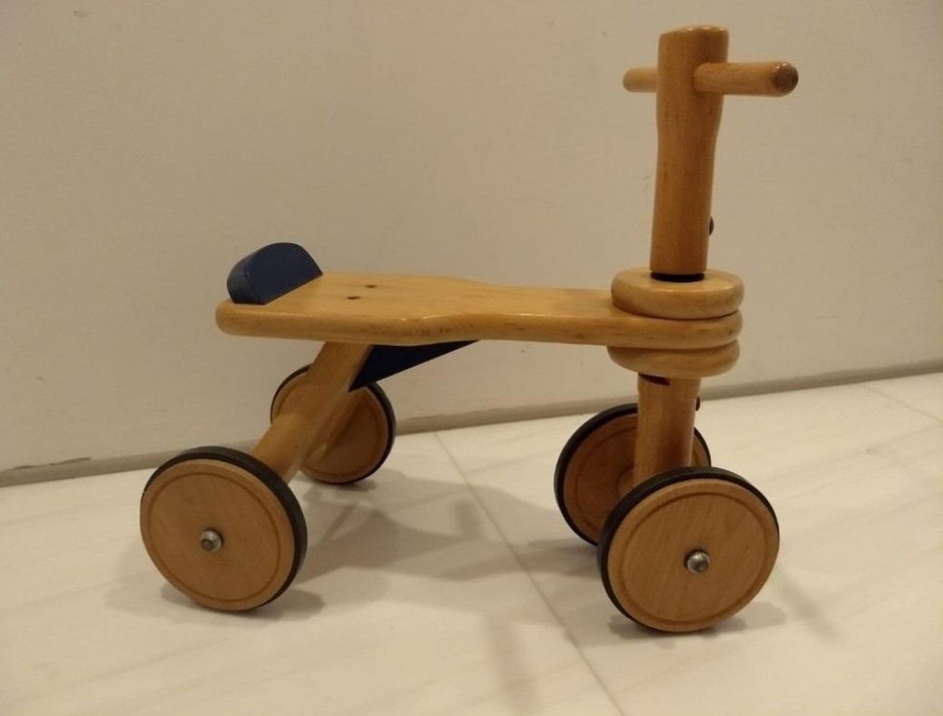 Wooden Trike / Wooden Bike, Babies & Kids, Infant Playtime on Carousell