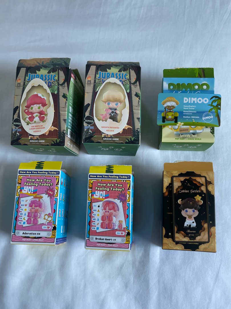 WTS/WTT Popmart dimoo jurassic/pino jelly, Hobbies & Toys, Toys & Games ...