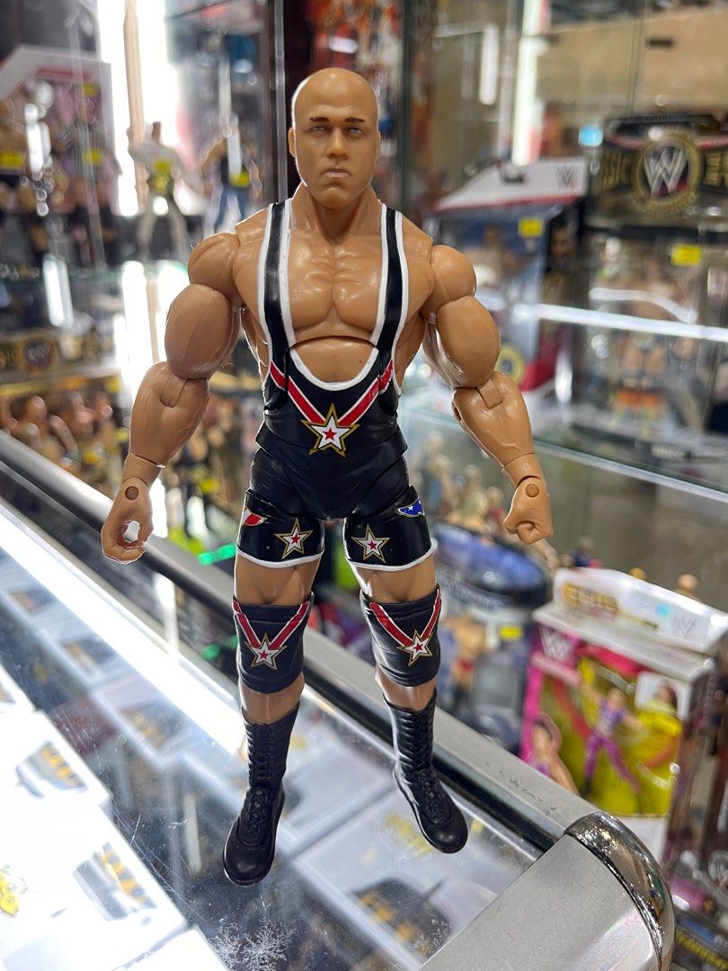 WWE Jakks Pacific Deluxe Agression Kurt Angle, Hobbies & Toys, Toys