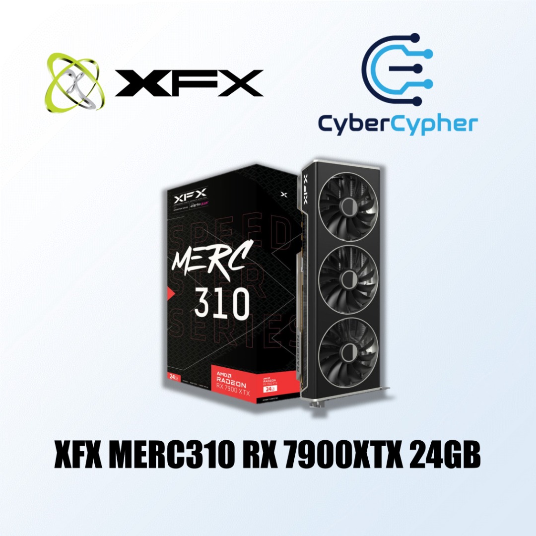 XFX MERC310 RX 7900XTX 24GB 7900 XTX, Computers & Tech, Parts ...