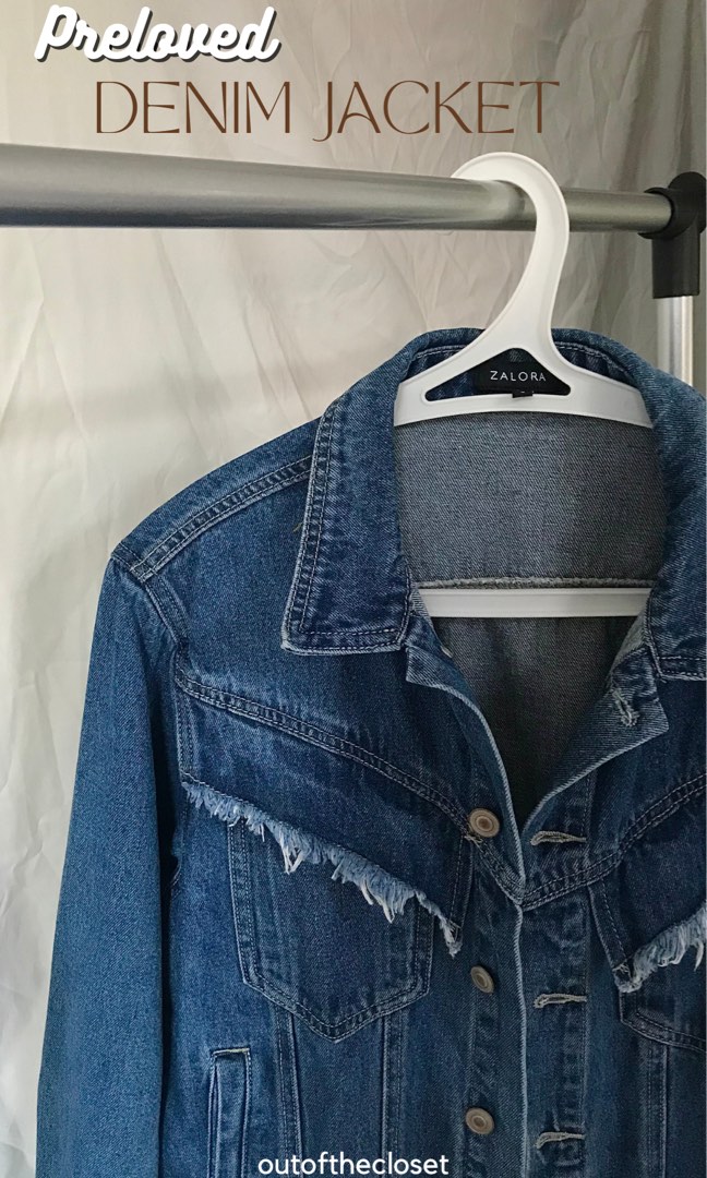 Denim discount jacket zalora
