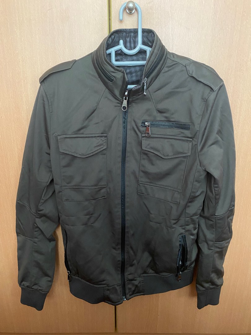 Zara Army Green Jacket, Women's Fashion, Coats, Jackets and Outerwear