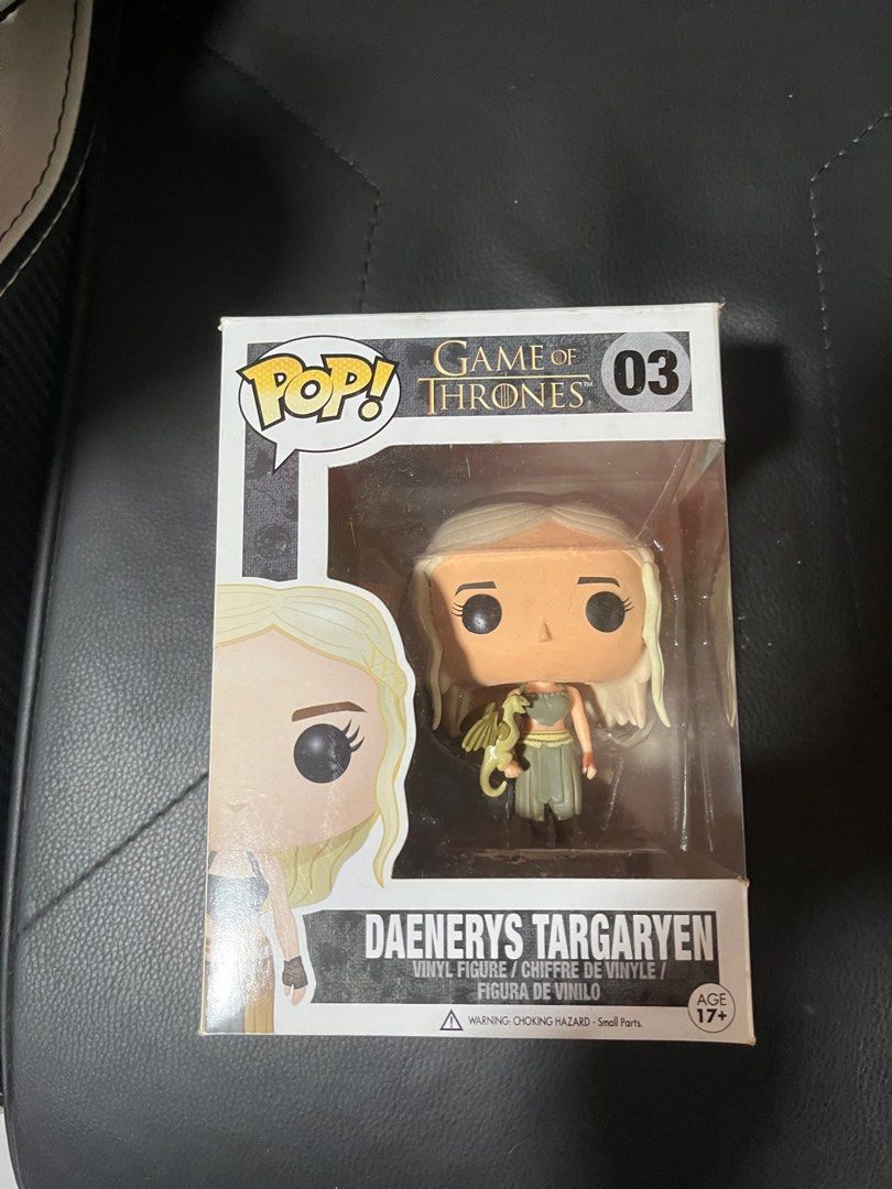 03 Funko Pop Game of Thrones Daenerys Targaryen White Gold Dragon