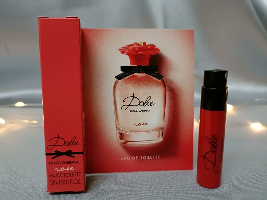  VIALS D&G DOLCE ROSE EDT, Beauty & Personal Care, Fragrance &  Deodorants on Carousell