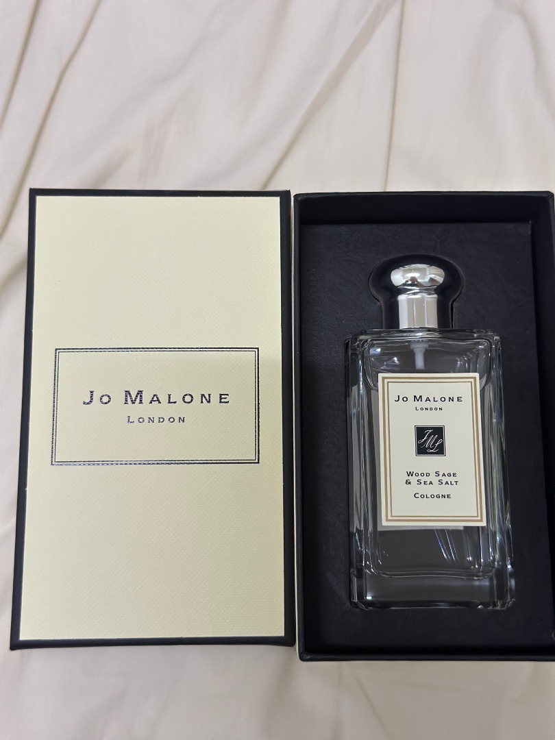 100 Authentic Jo Malone Sea Salt and Wood Sage 100ml, Beauty