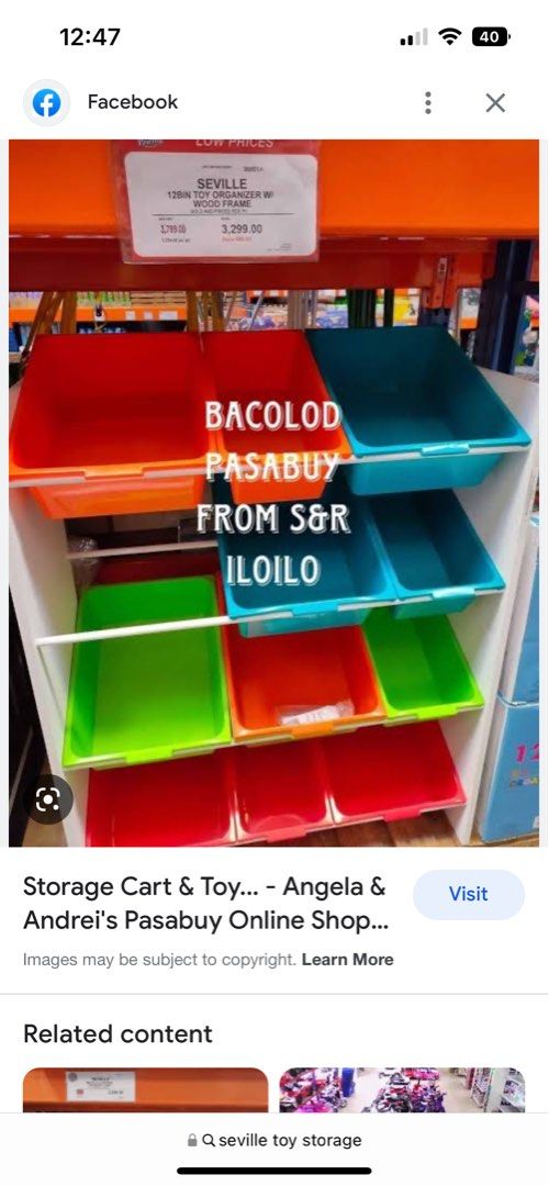 12 bin toy storage from SnR, Babies & Kids, Baby Nursery & Kids