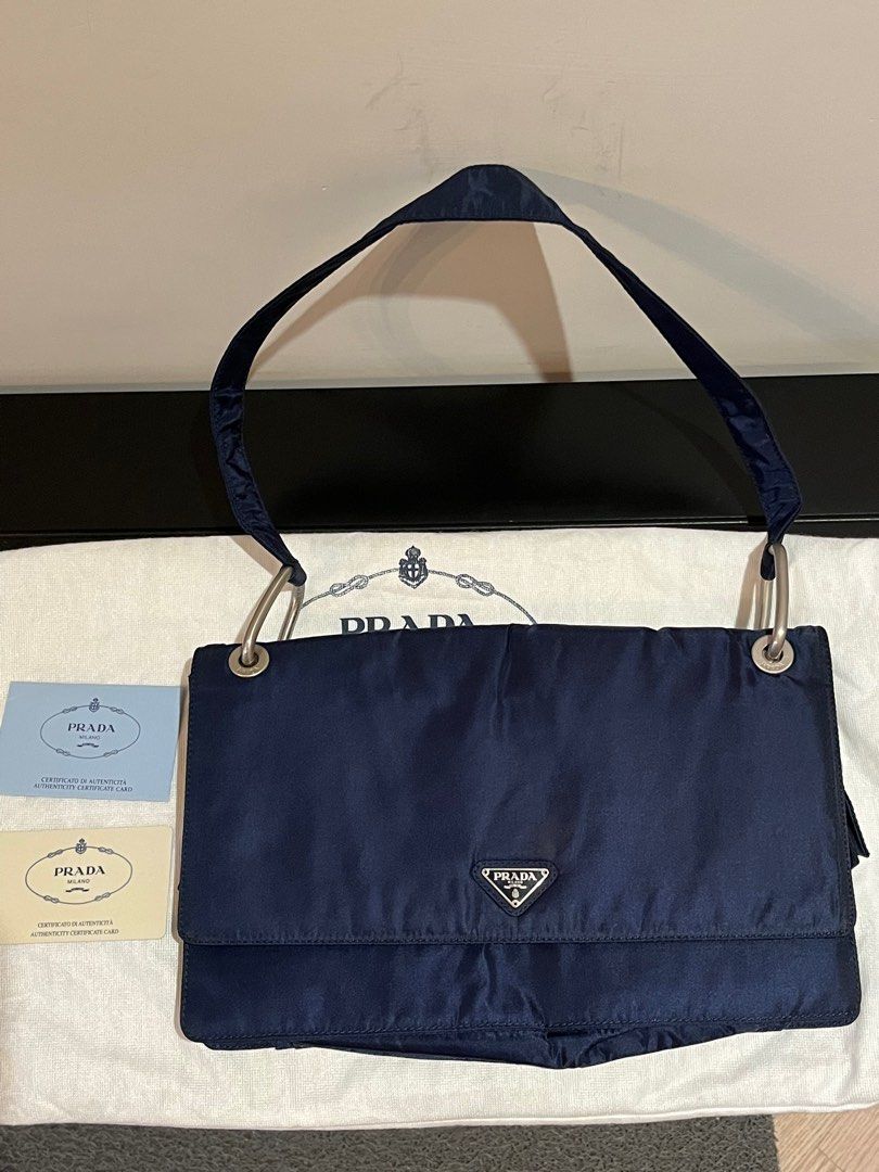 Prada tessuto metallo shop
