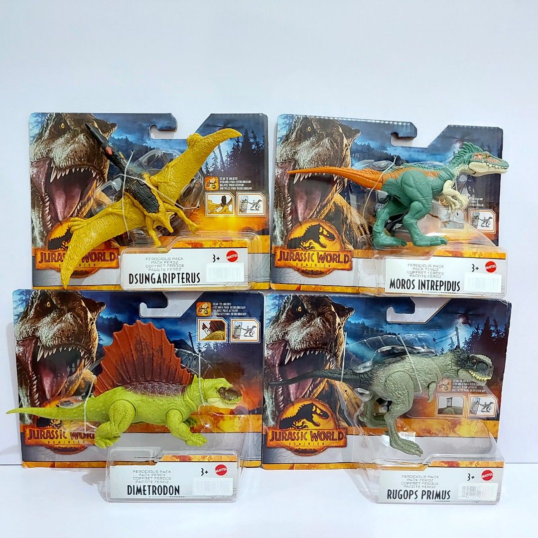 限時優惠》4件$340 全新未開侏羅紀世界統治霸權Jurassic World