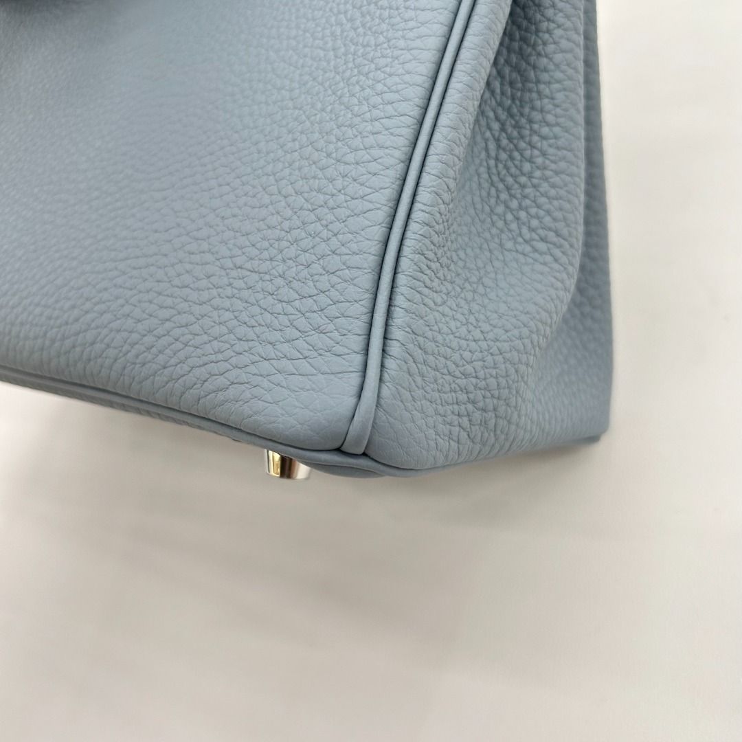 REAL 1:1 FULL HANDMADE J7 Bleu Lin HERMES BIRKIN 25 TOGO PHW : u/HooooGoods