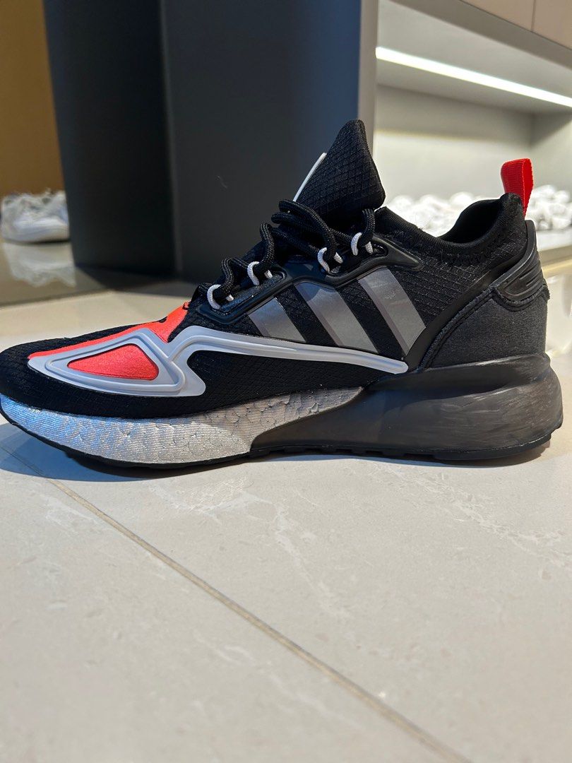 Adidas Originals ZX 2K Boost Black Halo Silver NASA