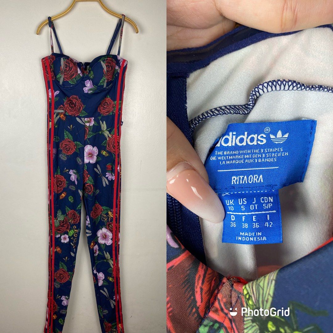 ADIDAS RITA ORA PADDED JUMPSUIT Women s Fashion Dresses Sets