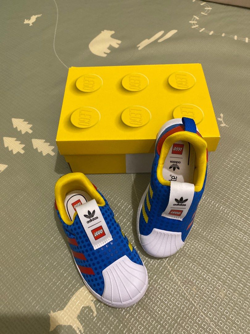  adidas Superstar 360 x Lego® Shoes Kids', White, Size 3