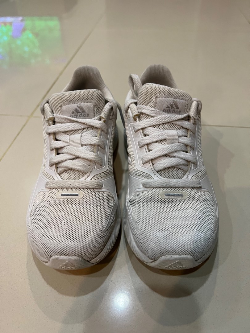 Adidas white school shoes, Babies & Kids, Babies & Kids Fashion on