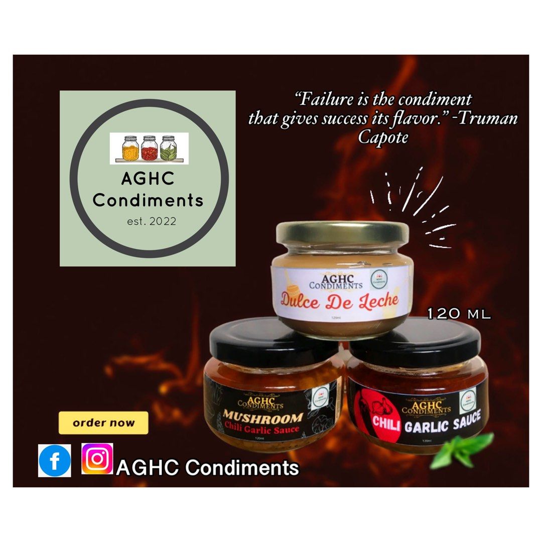 AGHC Chili Garlic Oil Sauce, Food & Drinks, Spice & Seasoning on Carousell