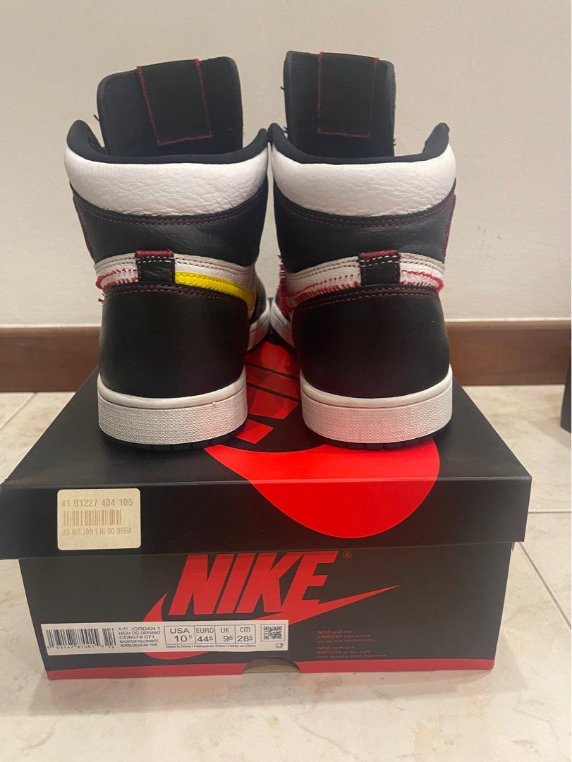 Air jordan 1 high defiant dynamic yellow cheap