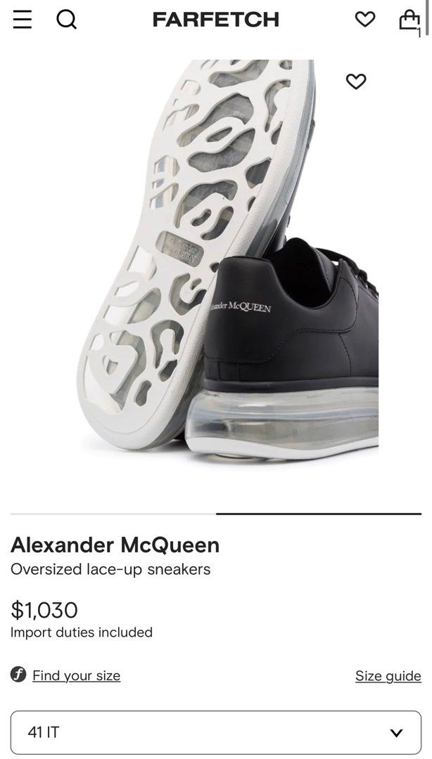 Alexander Mcqueen Raised Bubble Sole Sneaker