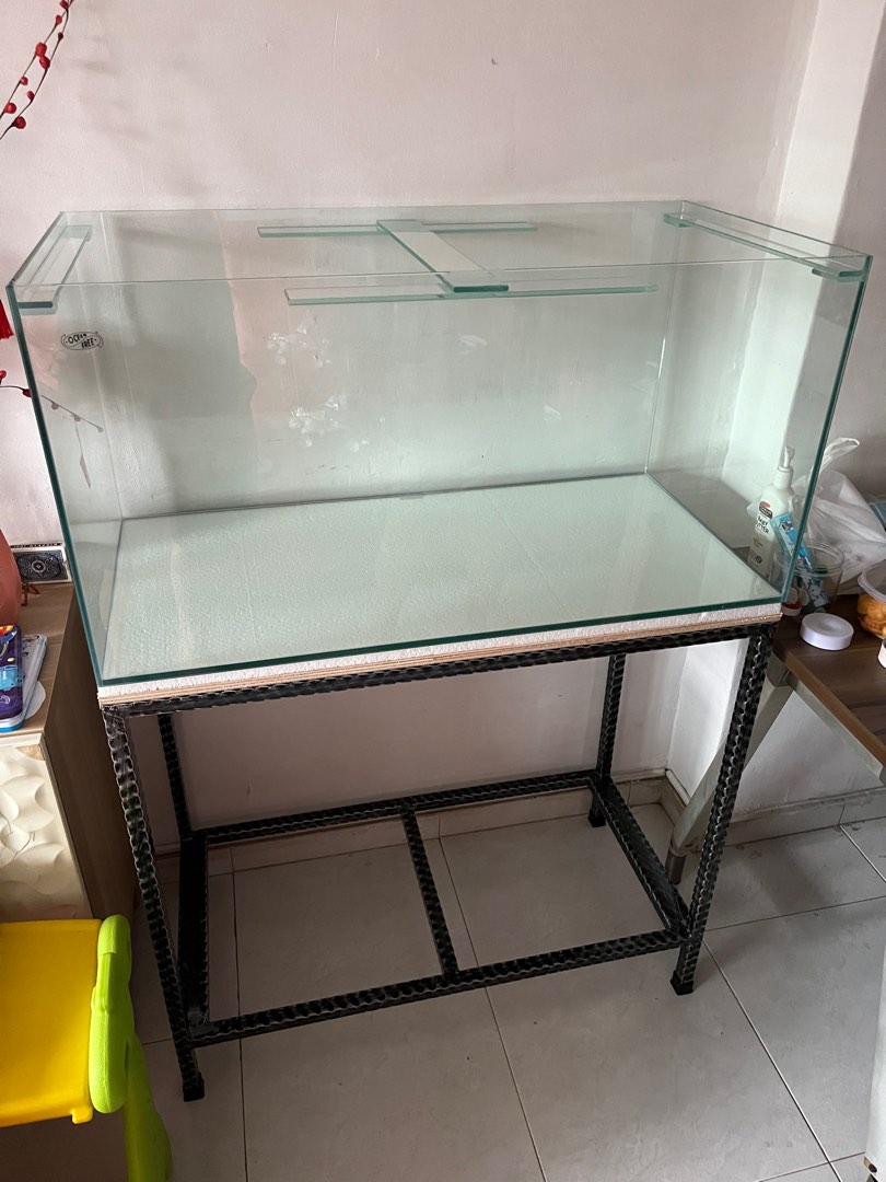 Aquarium Fish tank with stand 240 3ft by 1.5ft by 1.5ft Pet Supplies Homes Other Pet Accessories on Carousell