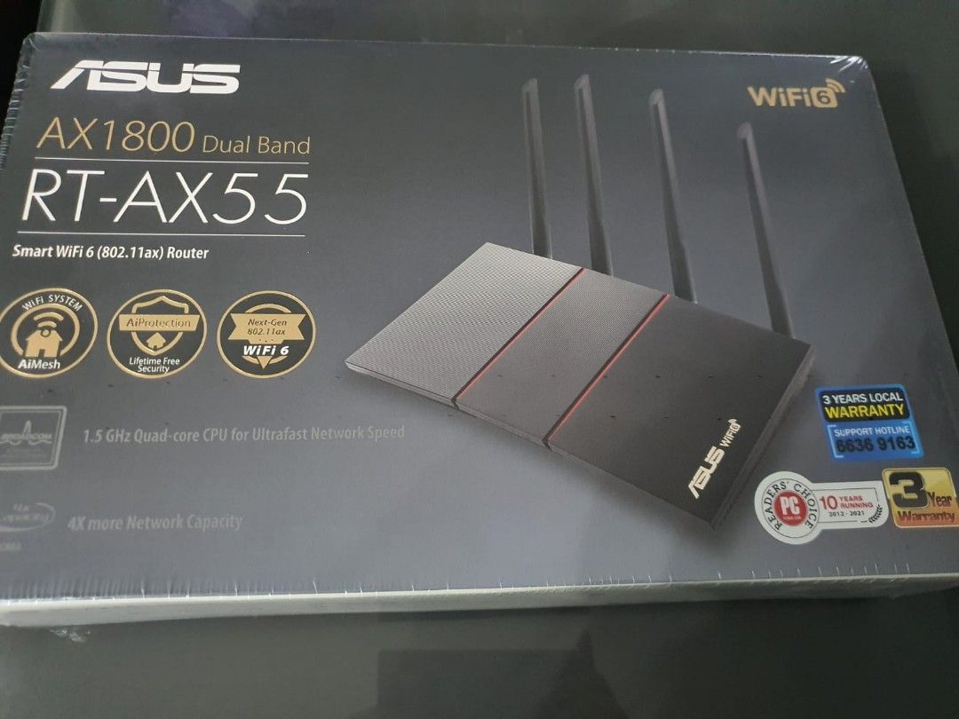 Asus RT-AX55 Router (New), Computers & Tech, Office & Business ...