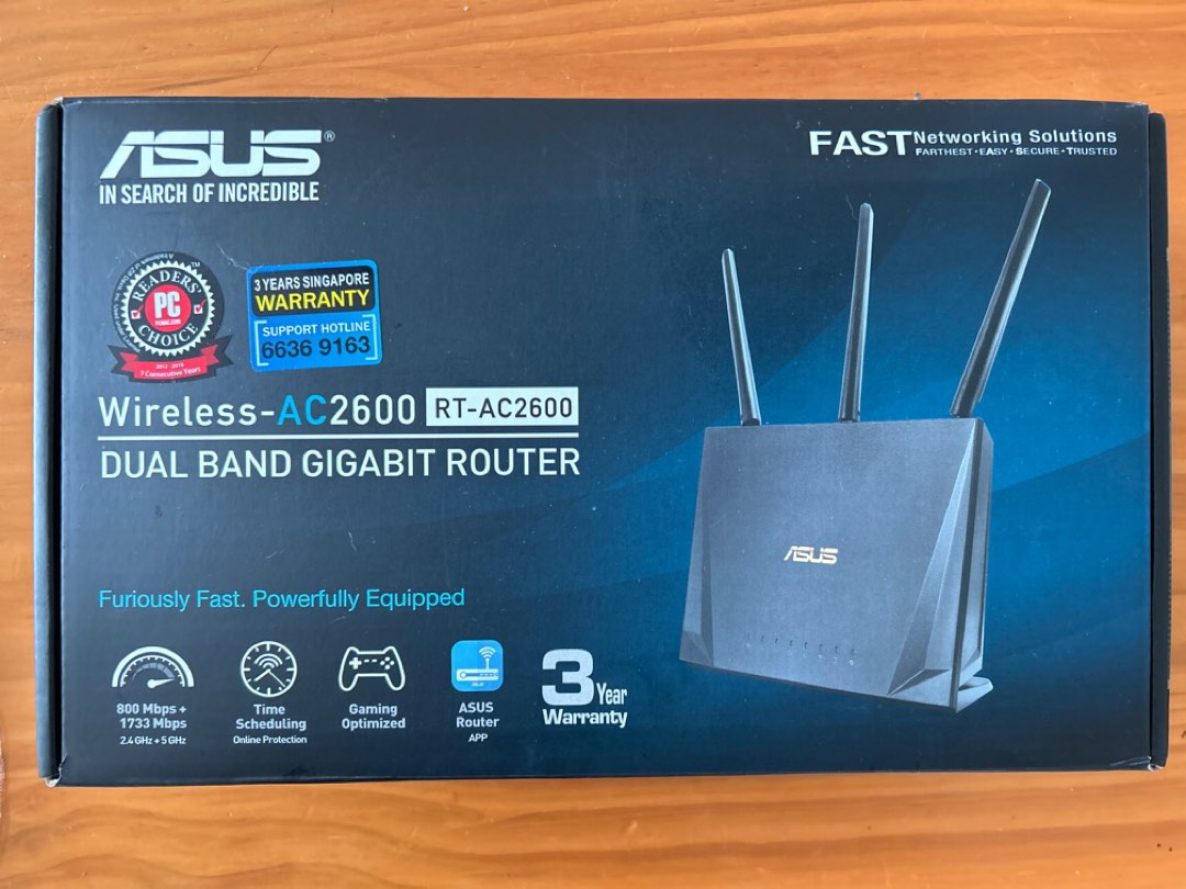 ASUS Wireless Router AC2600, Computers & Tech, Parts & Accessories