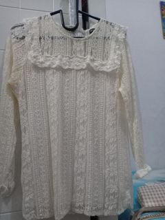 Atasan semi brukat LD 90-95