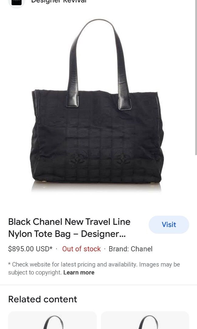 Snag the Latest CHANEL Nylon Bags & Handbags for Women with Fast and Free  Shipping. Authenticity Guaranteed on Designer Handbags $500+ at .