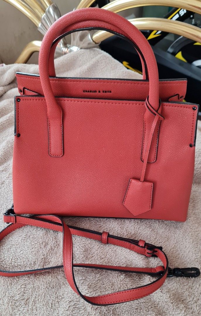 Authentic Charles & Keith Bag, Luxury, Bags & Wallets on Carousell
