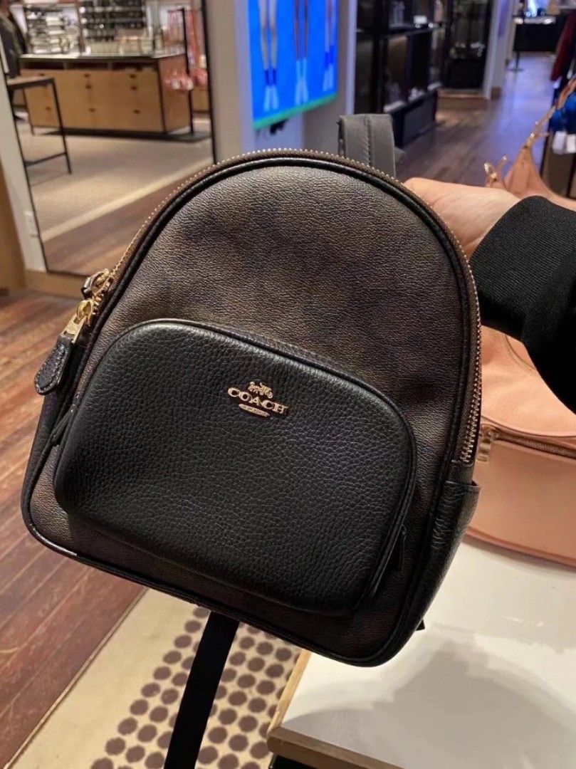 Coach mini backpack price hot sale