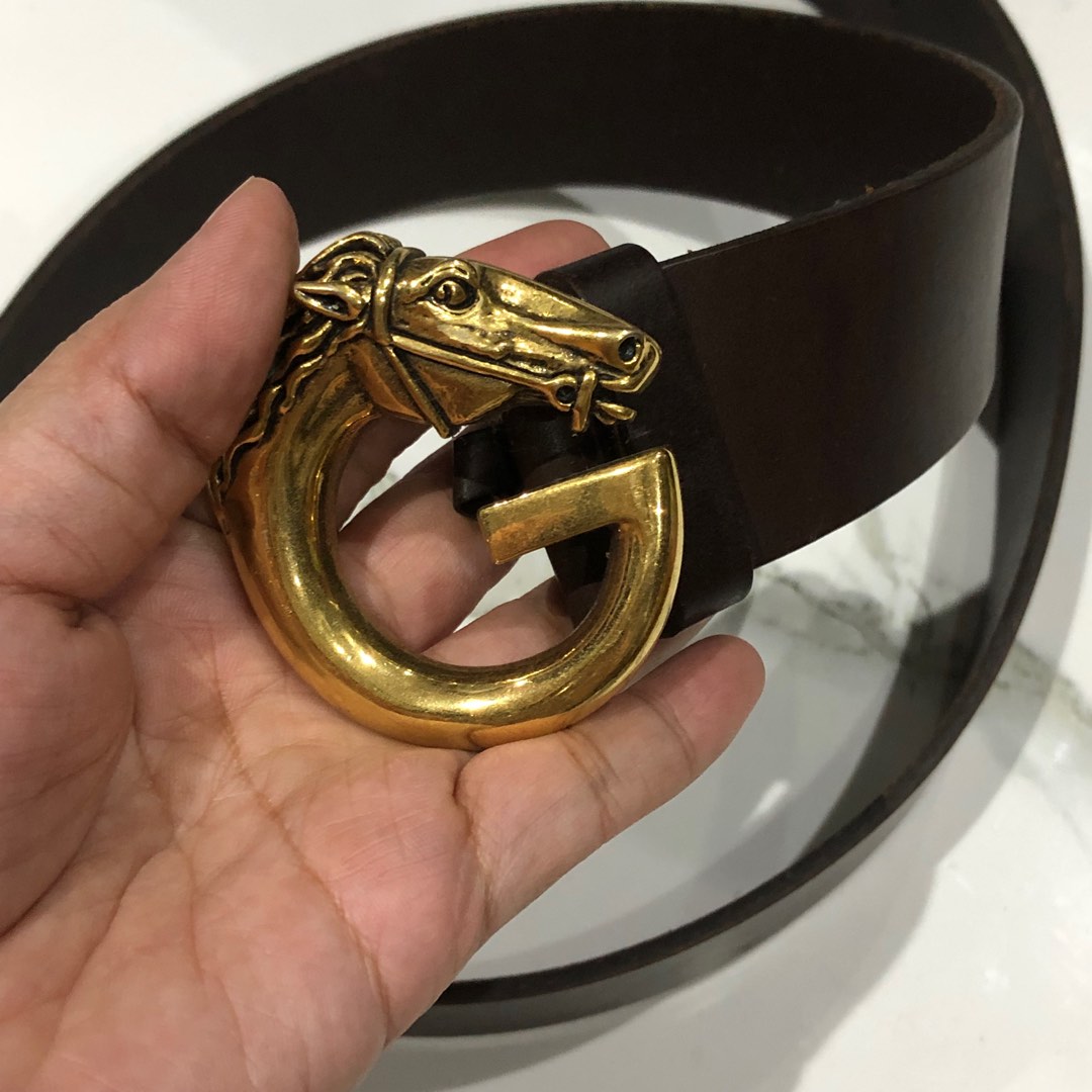 Gucci horse belt discount