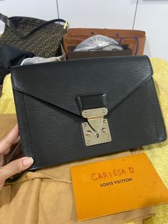 Lv men's clutch bag Louis Vuitton black and blue preorder, Luxury, Bags &  Wallets on Carousell