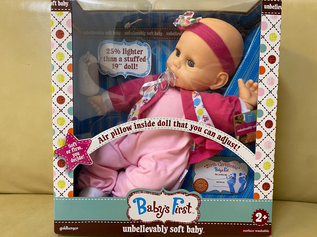 Goldberger baby's first cheap unbelievably soft doll