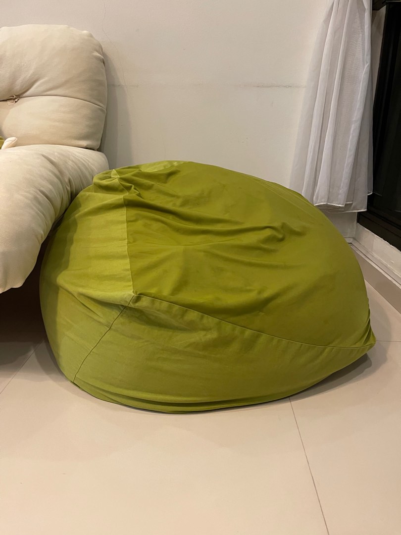 Muji Bean Bag with 2 covers , Furniture & Home Living, Furniture, Sofas
