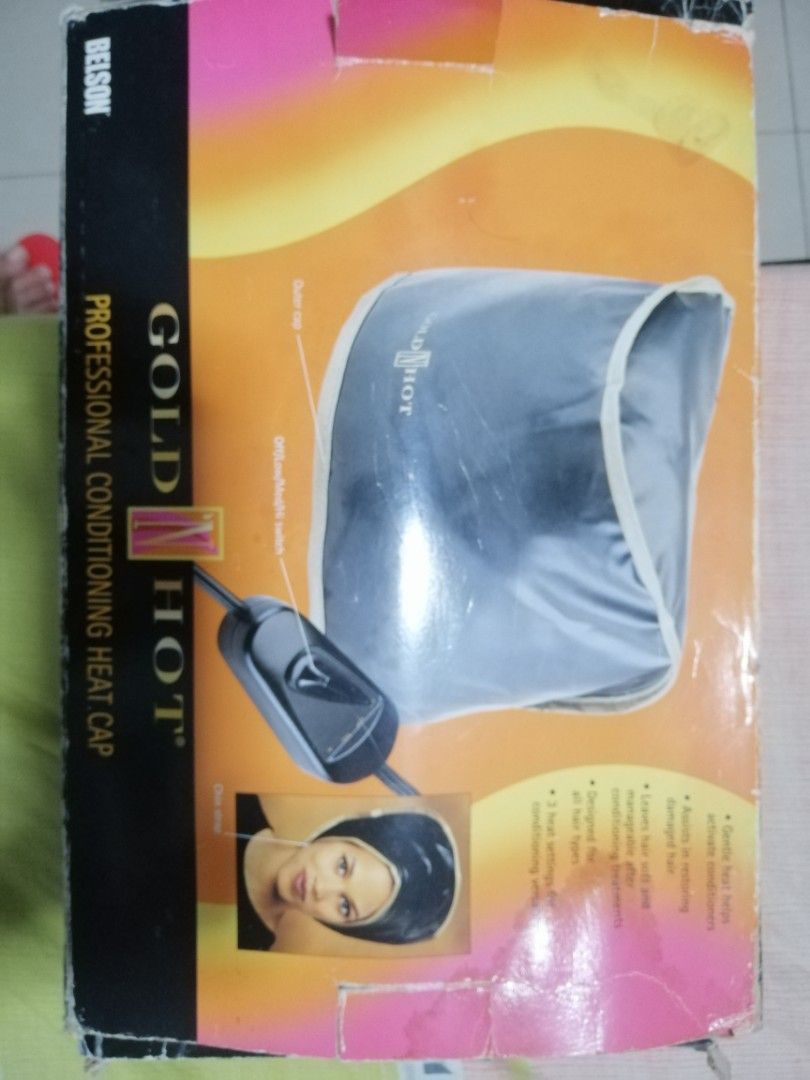 Belson Gold N Hot Professional Conditioning Heat Cap Beauty