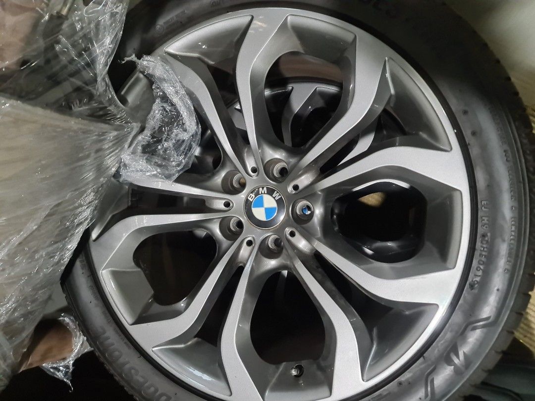 BMW rims and tyres for sale, Car Accessories, Tyres & Rims on Carousell