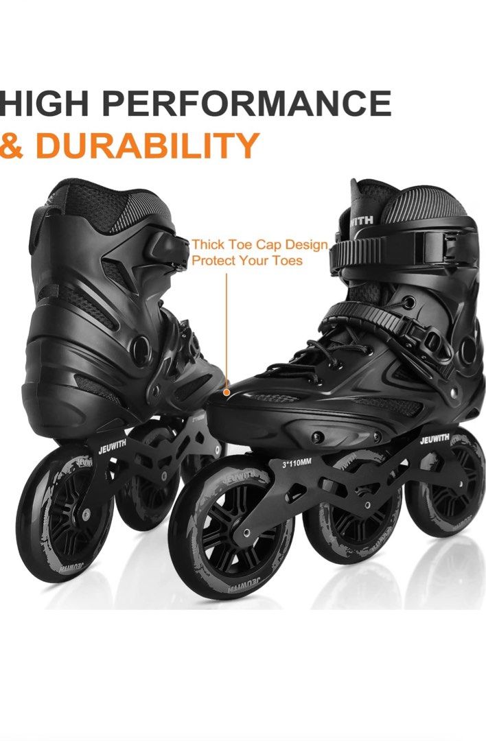 [Brand New] Jeuwith 3WD Rollerblade Inline Skates, Sports Equipment