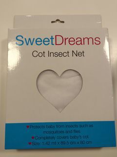 Brand new Unopened Box Sweet Dreams Cot Insect Net