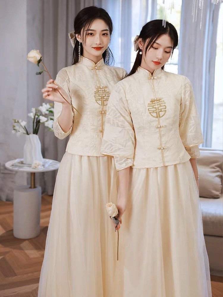 Chinese style bridesmaid dresses shop