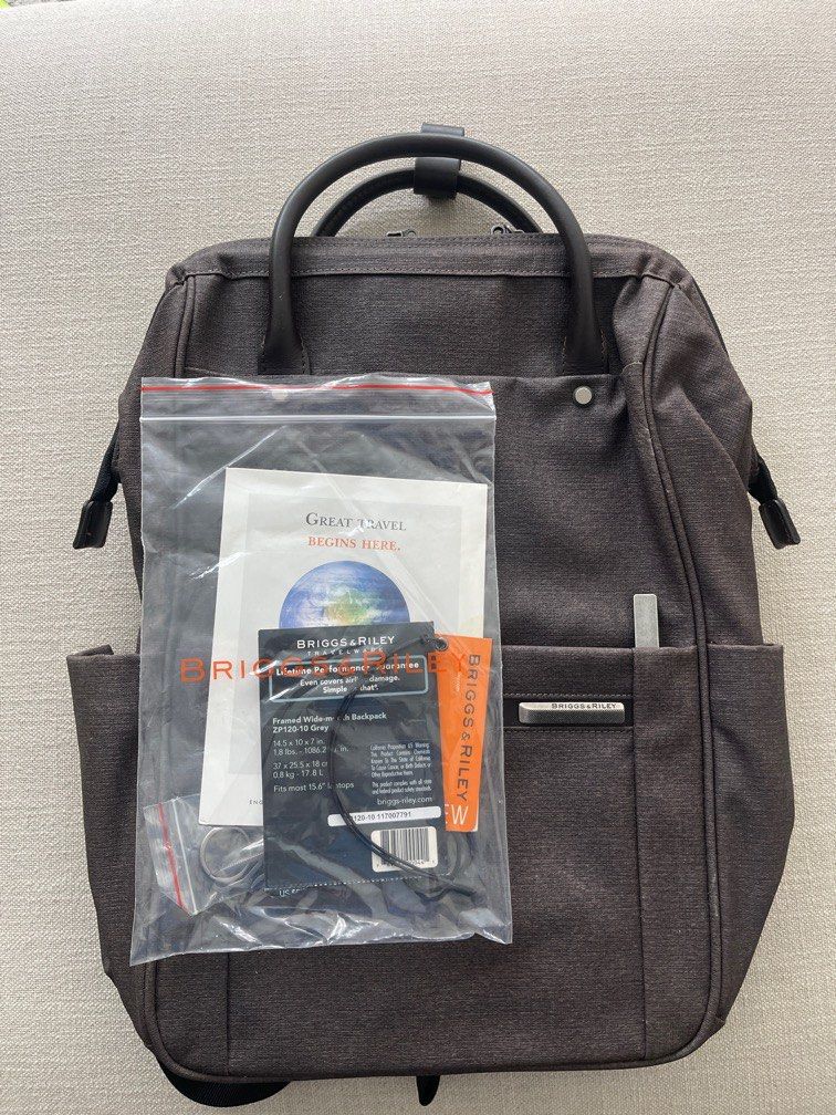Briggs and riley wide mouth backpack new arrivals