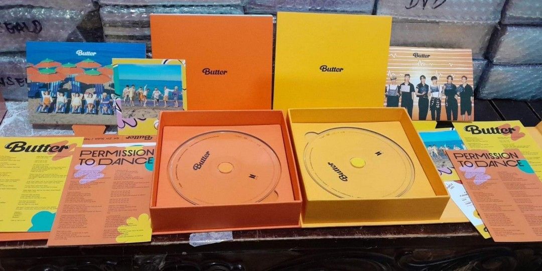 BUTTER ALBUM SET UNSEALED, Hobbies & Toys, Memorabilia & Collectibles