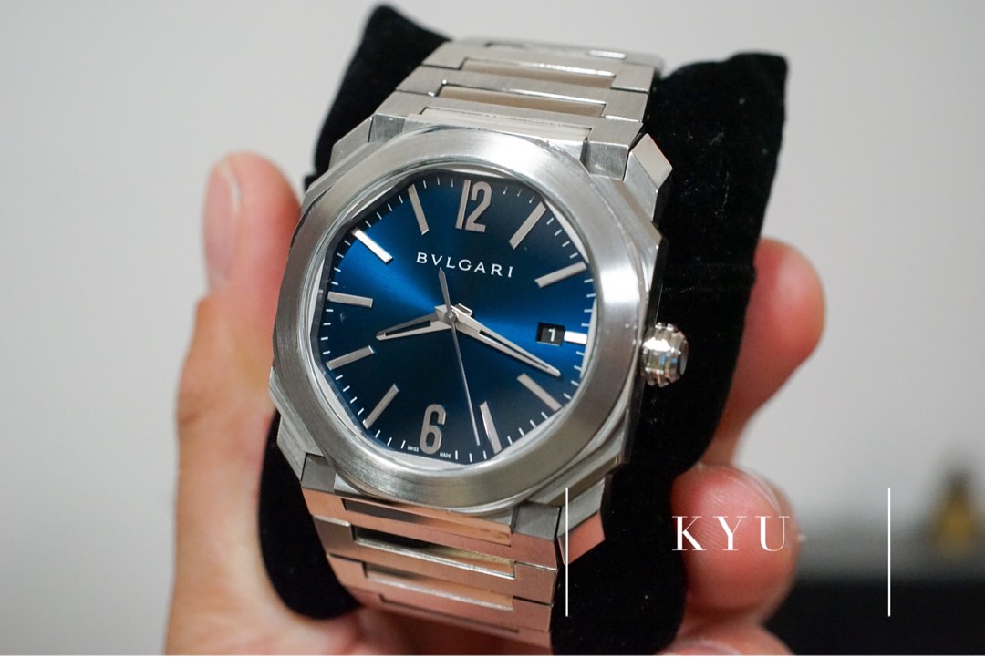 Bvlgari octo solotempo 38mm blue dial Carousell