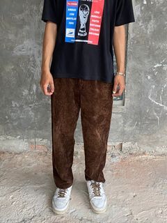 Celana corduroy coklat