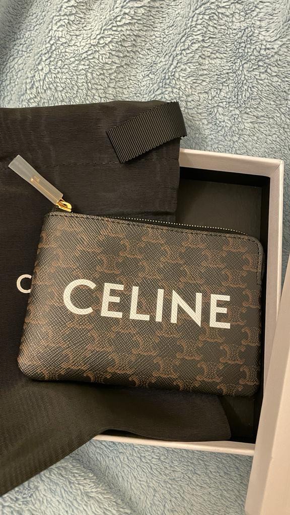 【国内発送】COIN & CARD POUCH IN TRIOMPHE CANVAS セール celine_coin__card_pouch_in_tri