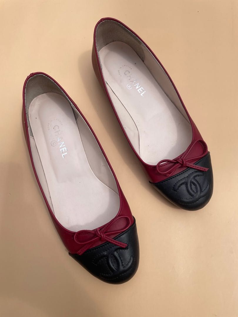 Chanel 2 shop tone flats