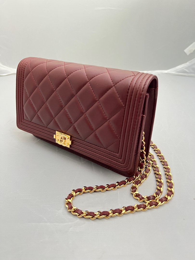Chanel Boy WOC, Luxury, Bags & Wallets on Carousell